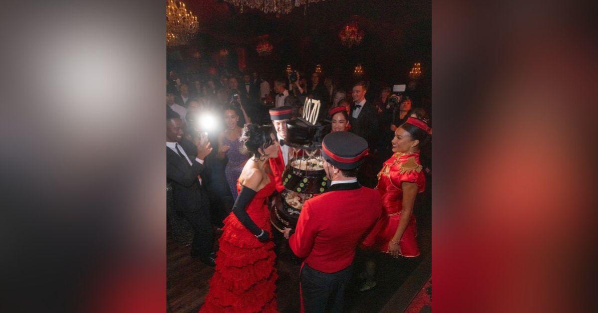 image of Meghan Markle turned heads at Kris Jenner’s 70th birthday bash in Beverly Hills.