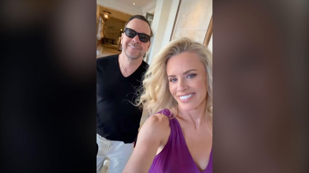 Photo of Jenny McCarthy and Donnie Wahlberg started their summer early by jetting off on a luxury vacation.