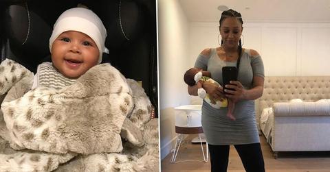 Tia Mowry Breastfeeding PP