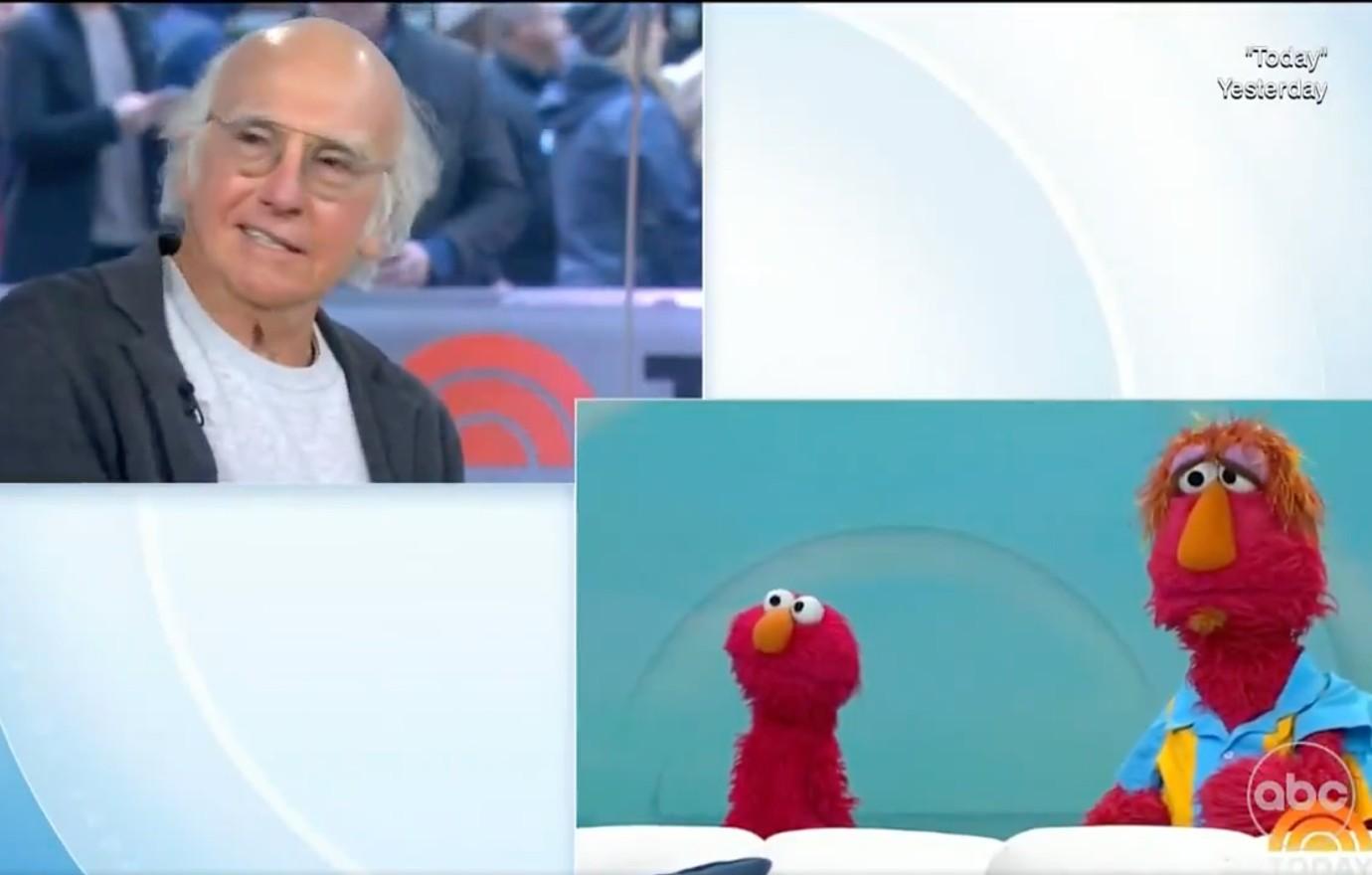 the view heated argument elmo larry david