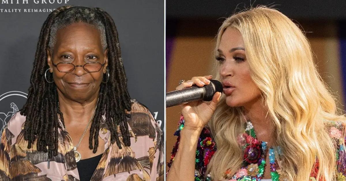 Composite photo of Whoopi Goldberg and Carrie Underwood