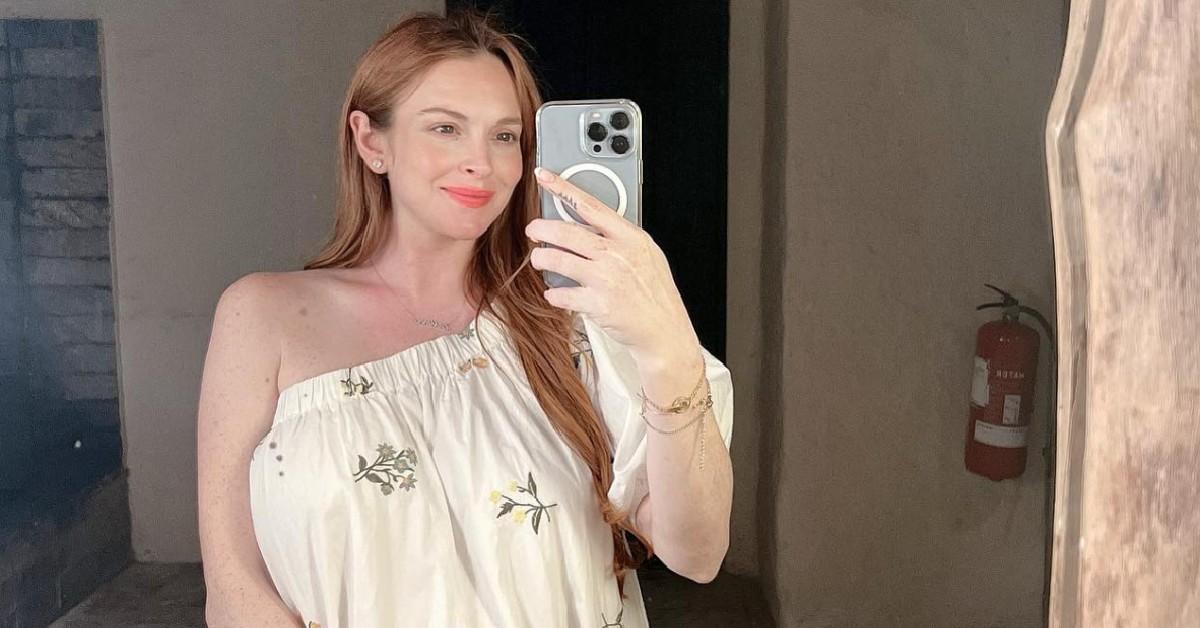 Lindsay Lohan's Nip Slip — See Her Major Wardrobe Malfunction In