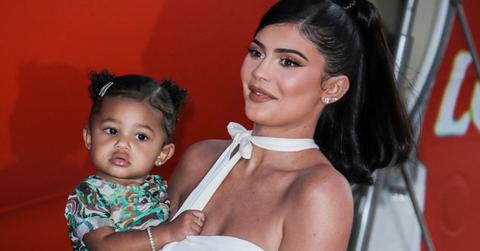 Kylie Jenner Daughter Stormi Premiere Test Lip Kit Shades