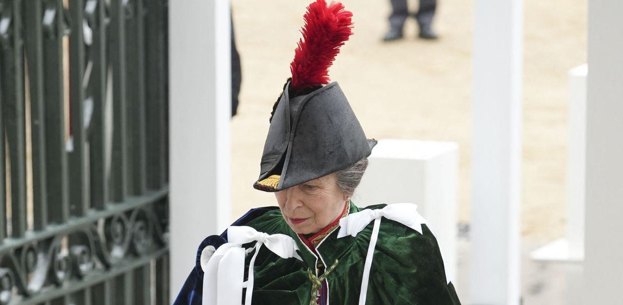 princess anne reacts rumor she blocked prince harry view coronation