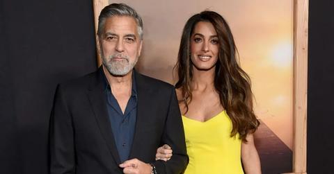 Photo of George and Amal Clooney