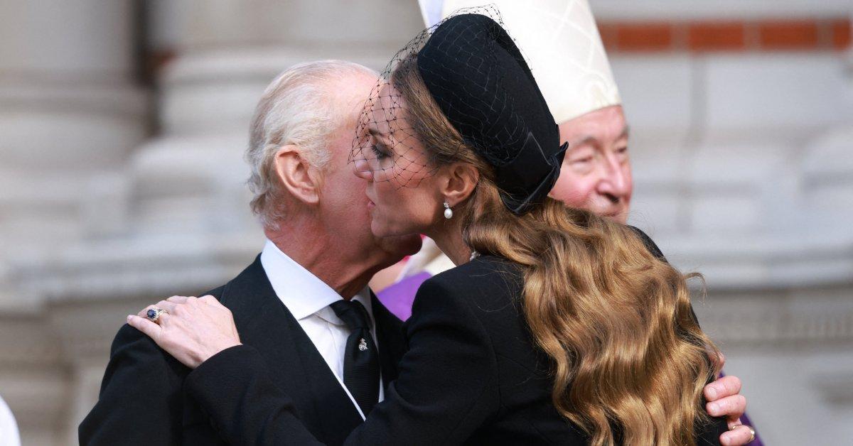 Photo of the mom-of-three and her father-in-law shared a sweet moment together.