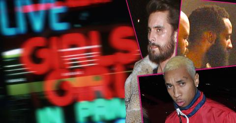 Tyga scott disick chris brown strip club photos