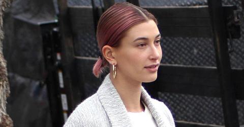 Hailey Baldwin Pink Hair Coffee PP