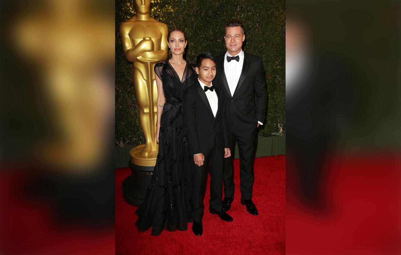 Angelina Jolie, Brad Pitt & son Maddox