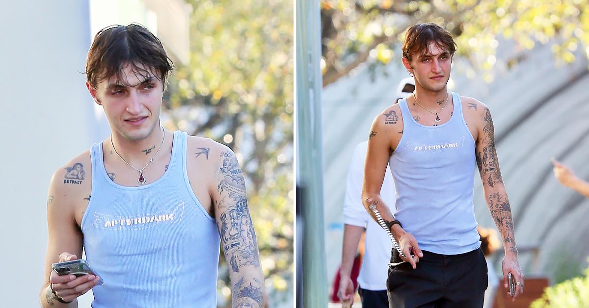 anwar hadid los angeles friends after due lipa split photos ok