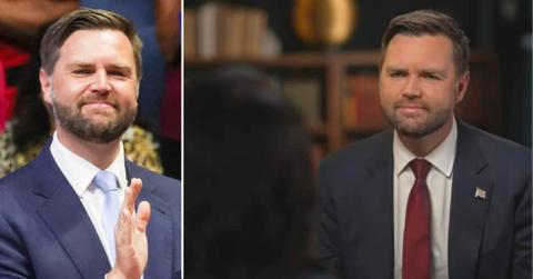 Composite photo of J.D. Vance.