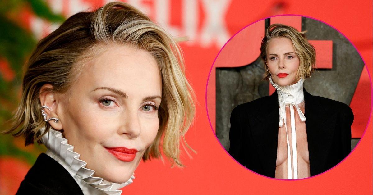 charlize theron shirtless nyc premiere look