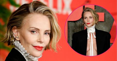 charlize theron shirtless nyc premiere look