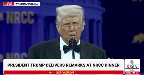 Photo of Donald Trump at the NRCC