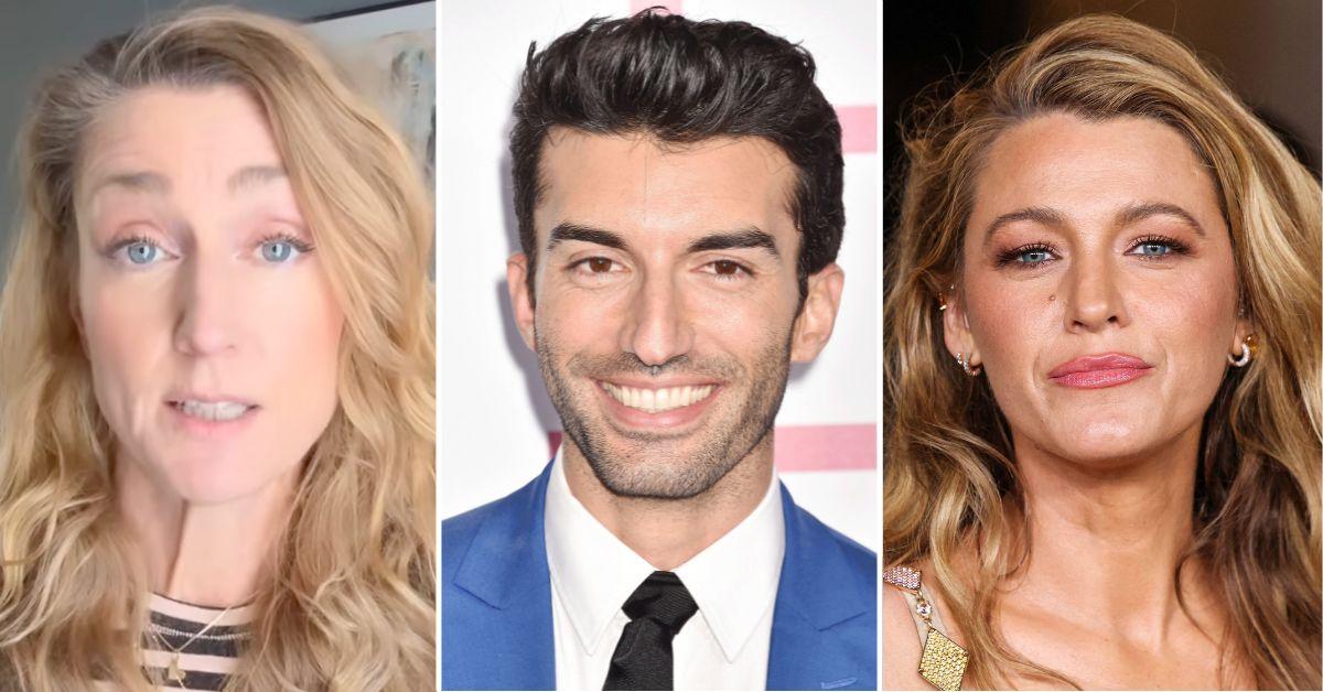 Composite photo of Kjersti Flaa, Justin Baldoni and Blake Lively.