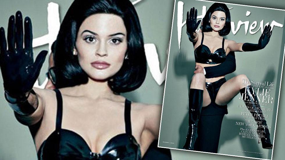 Latex lingerie? In the name of fashion Kylie Jenner will try it all