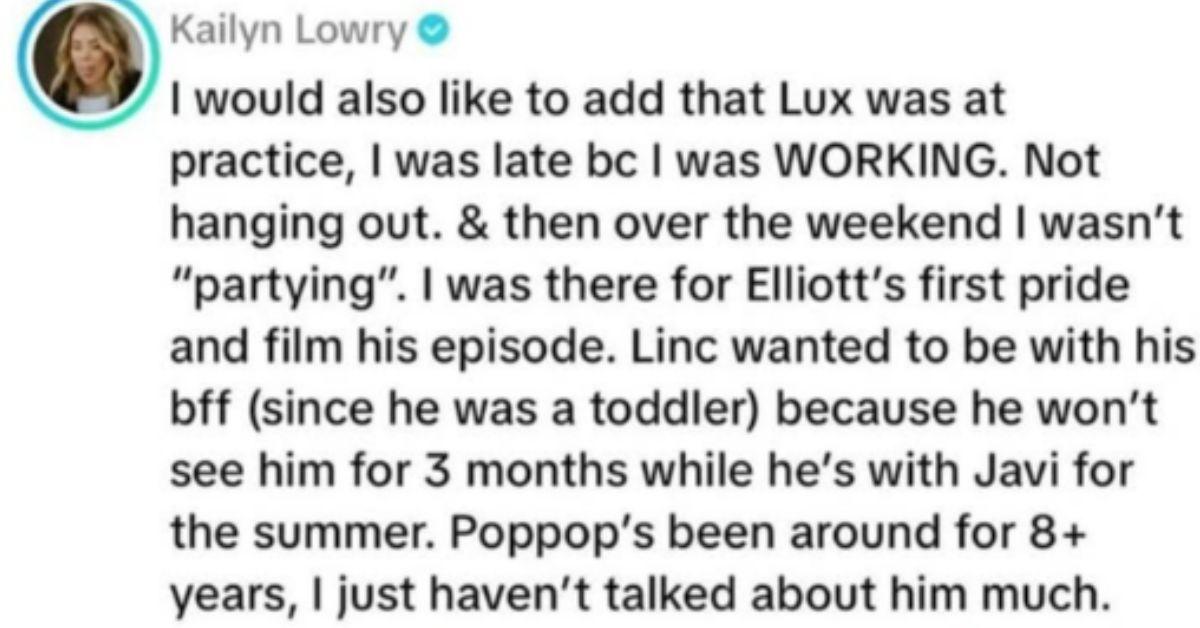 Photo of Kailyn Lowry's comment