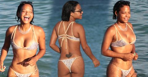 Christina milian bikini miami photos