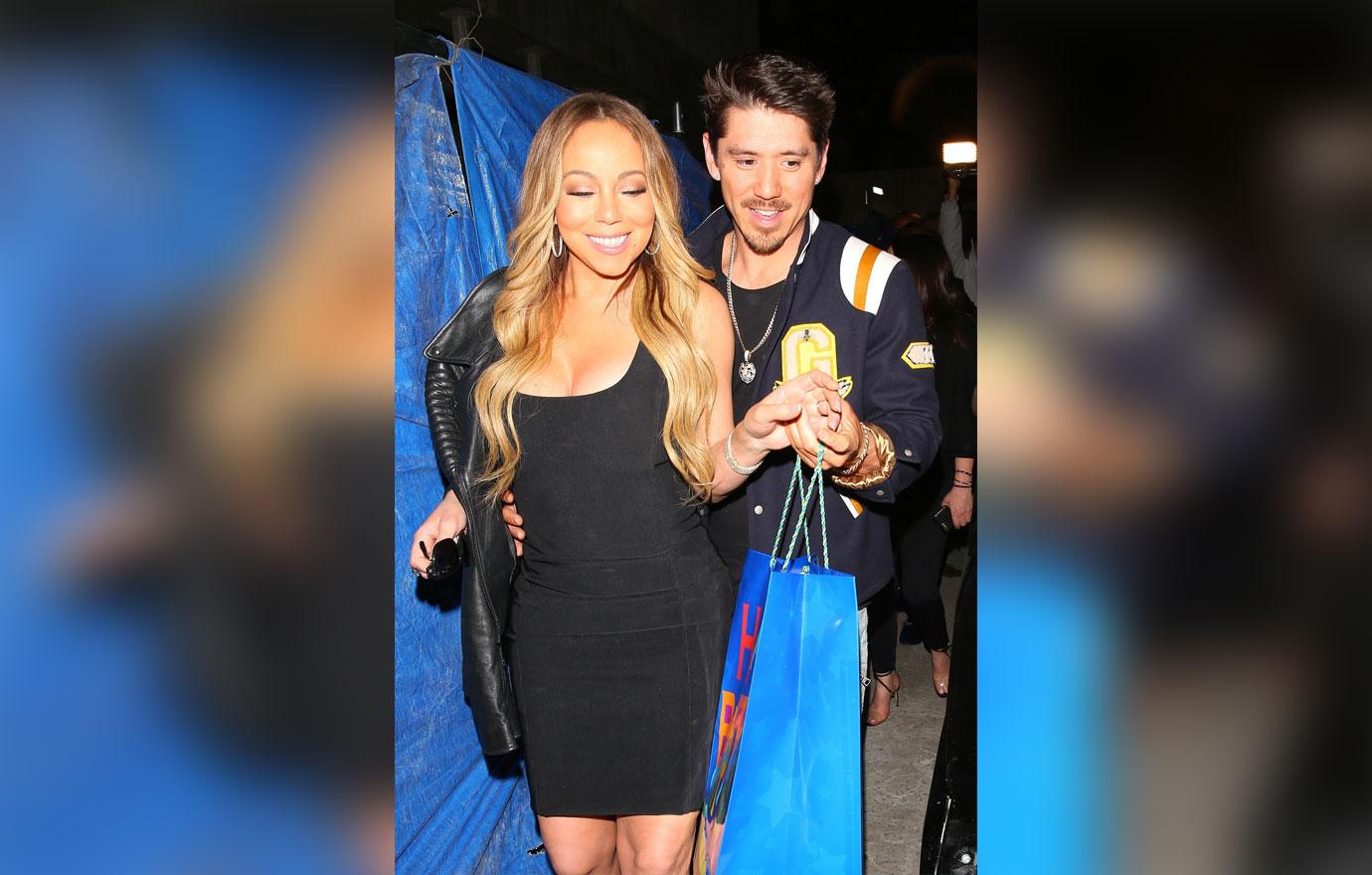 Mariah Carey and boyfriend Bryan Tanaka celebrate his 35th birthday at Mastro&#8217;s