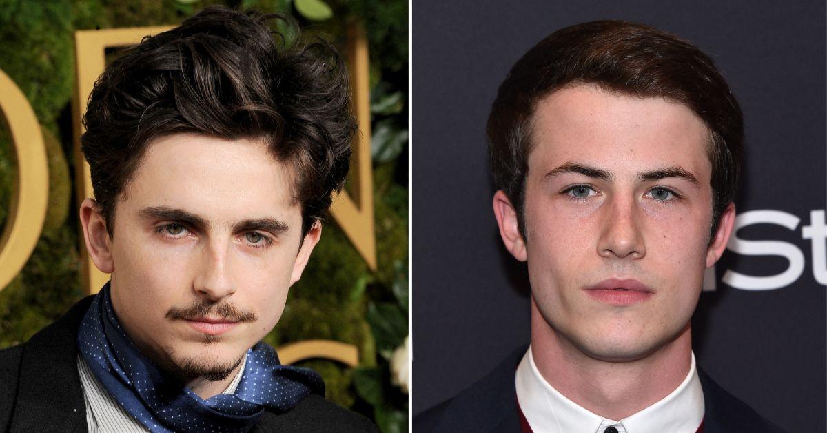 Composite photo of Timothée Chalamet and Dylan Minnette.