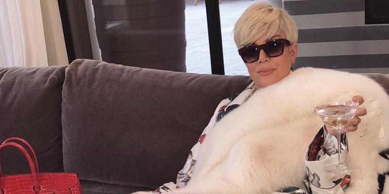 Kris jenner goes blonde