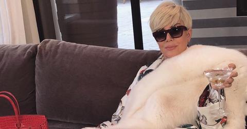 Kris jenner goes blonde