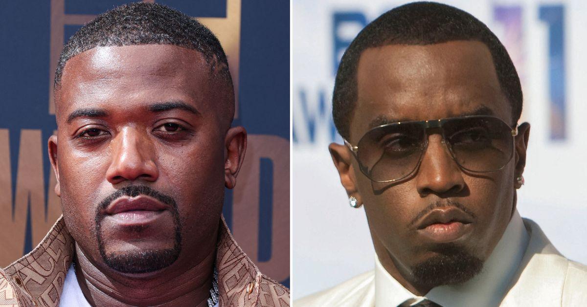 Composite photo of Ray J and Sean 'Diddy' Combs.