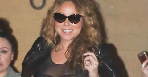 Mariah carey sheer top bra skinny nobu hr