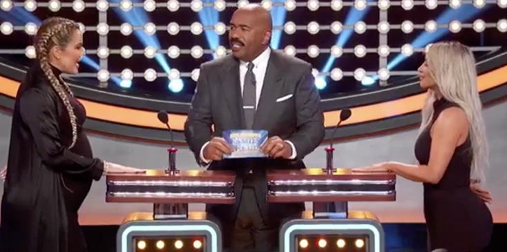 Kardashians jenners wests family feud video