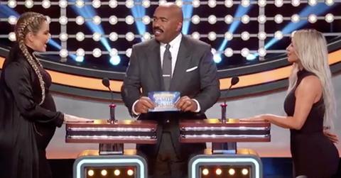 Kardashians jenners wests family feud video