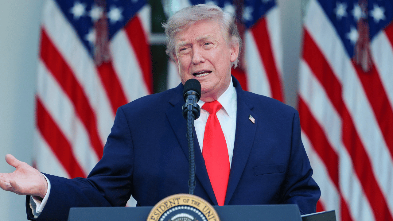image of The aide first connected with Donald Trump in 2019.