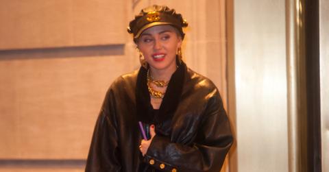 miley-cyrus-patrick-schwarzenegger-snl-40th-party