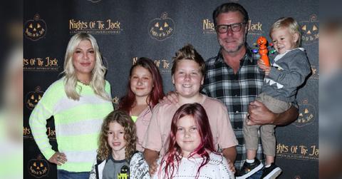 _ tori spelling spends quaility time kids dean mcdermott split p