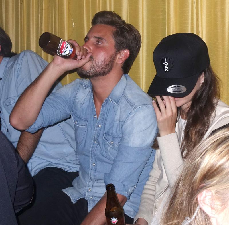 Scott Disick parties in the Hamptons at 2am with his friends at 1OAK