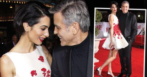 amal clooney scary skinny legs hail caesar premiere