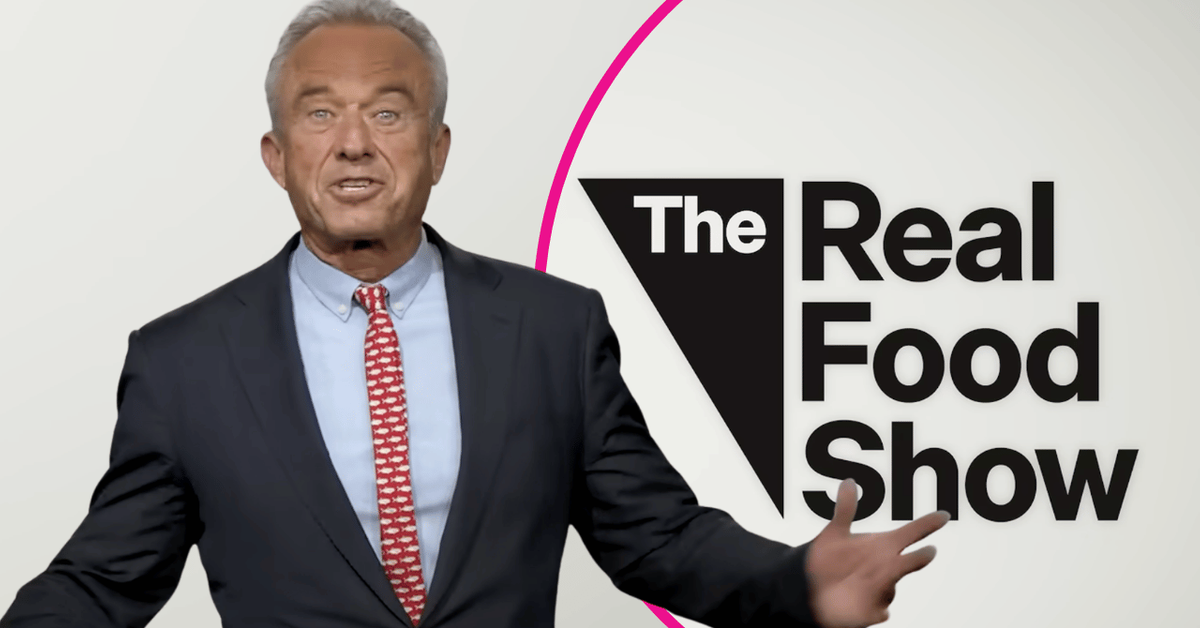 RFK Jr. Launches 'Healthy' New Cooking Show Despite Some Critics Sharing Concerns About His 'Upside-Down' Food Pyramid