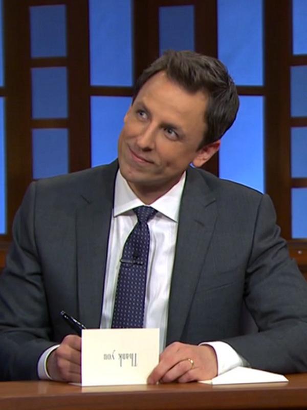 Seth meyers late night first episode