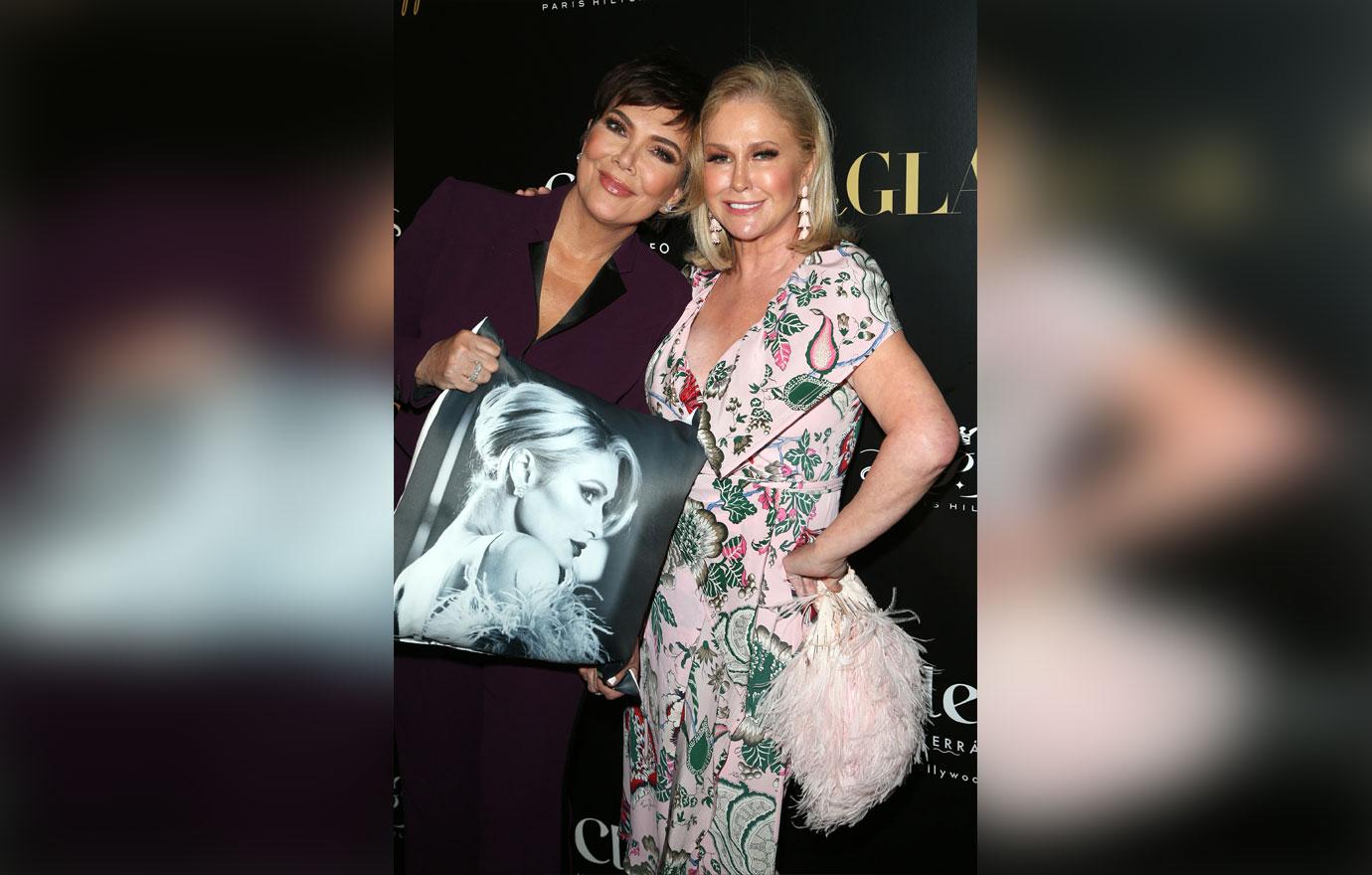 kris jenner kathy hilton glam app launch event