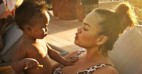 Chrissy teigen john legend luna easter bunny feature