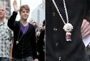 justin bieber stewie griffin necklace