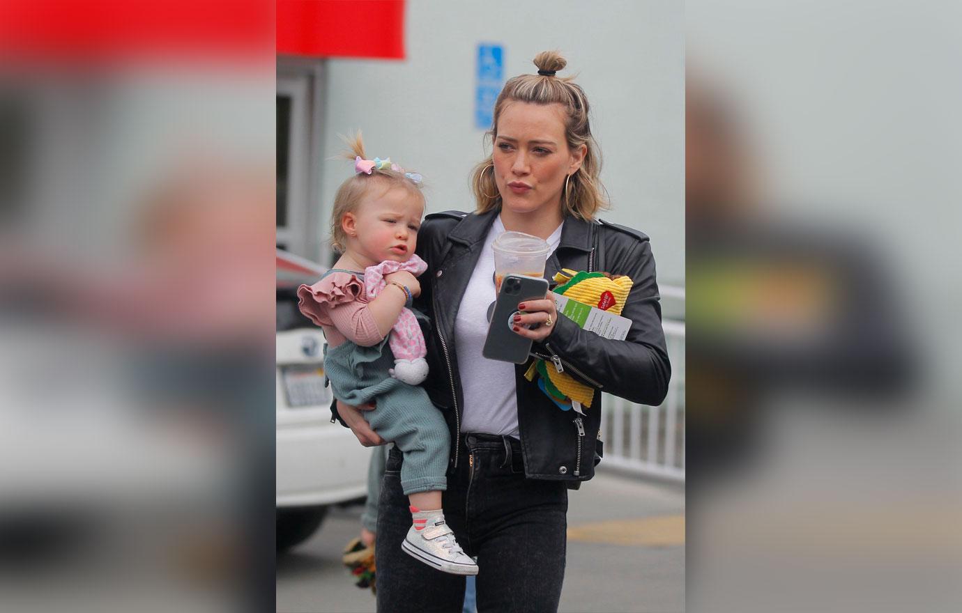 Hilary Duff & Matt Koma Enjoy A Day Out With The Kids