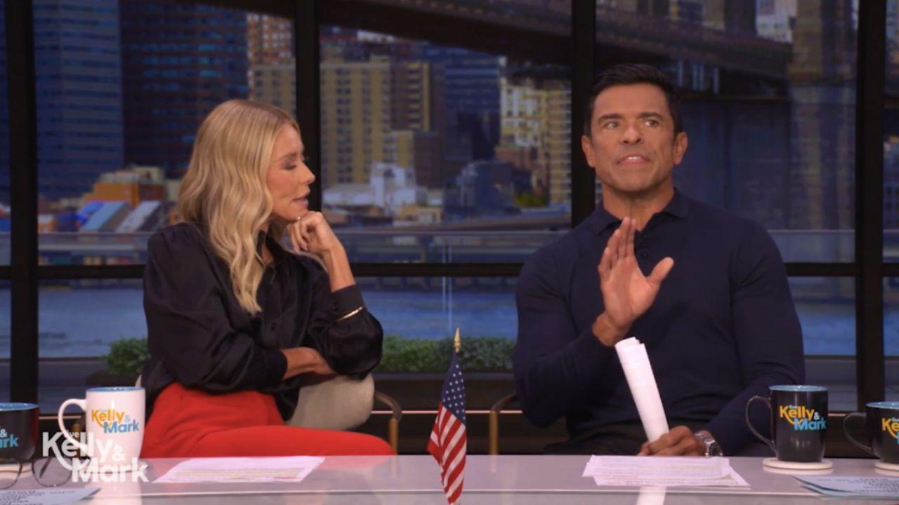Image of Mark Consuelos and Kelly Ripa discussed Halloween on the September 24 episode of 'Live.'
