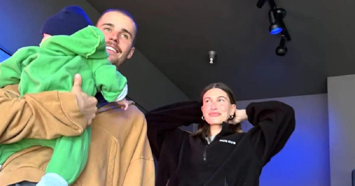 Photo of Hailey, Justin and Jack Bieber