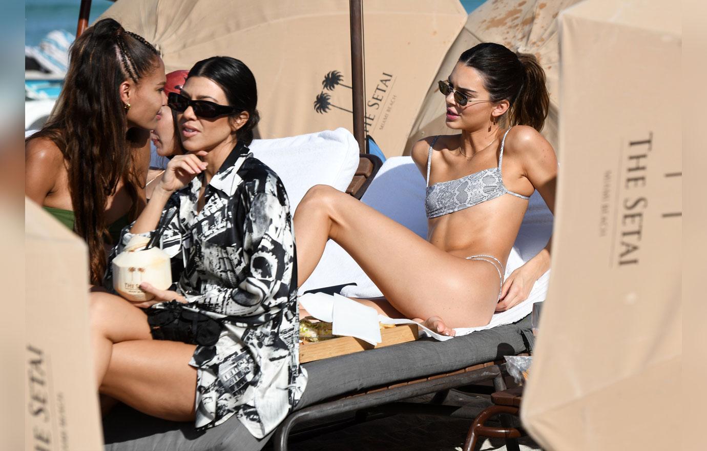 Kendall Jenner Suffers A Near Nip-Slip On Miami Trip