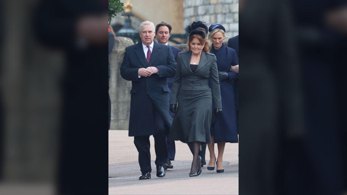 Image of Ex-Prince Andrew is allegedly 'on the run' from lawmakers in Washington.