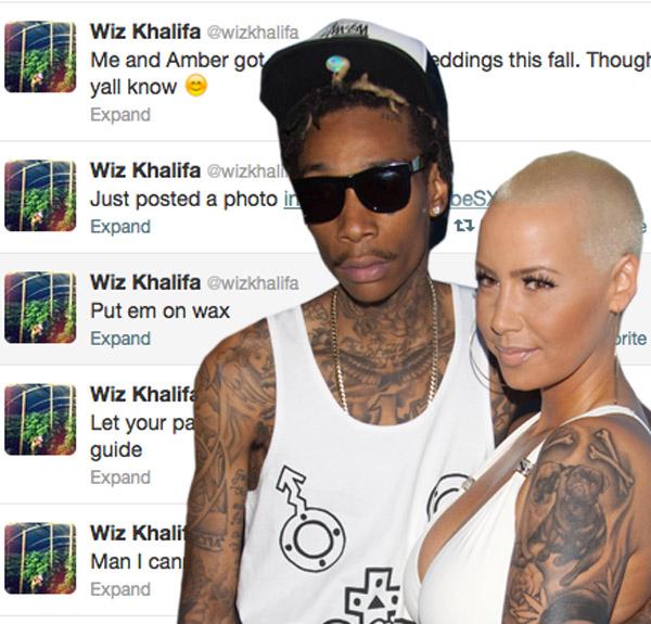 Wiz Khalifa Amber Rose married 1