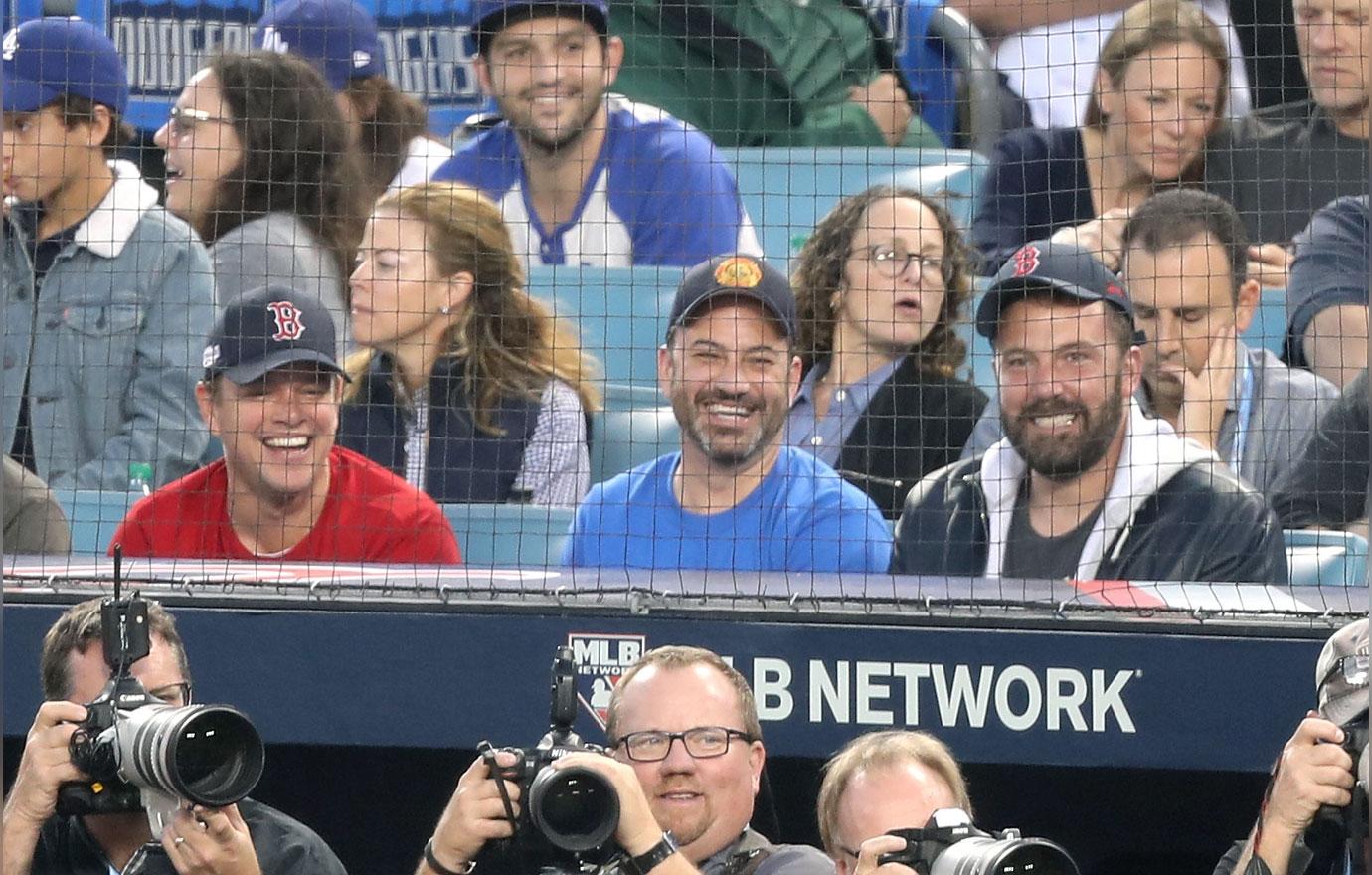 Celebrities At The Los Angeles Dodgers Game &#8211; World Series &#8211; Boston Red Sox v Los Angeles Dodgers &#8211; Game Five