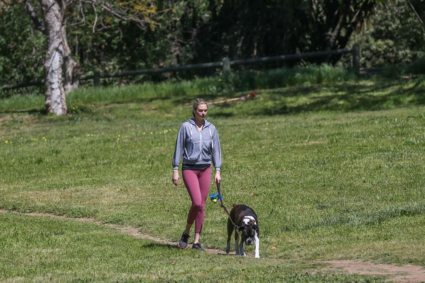 Kate upton dog walk