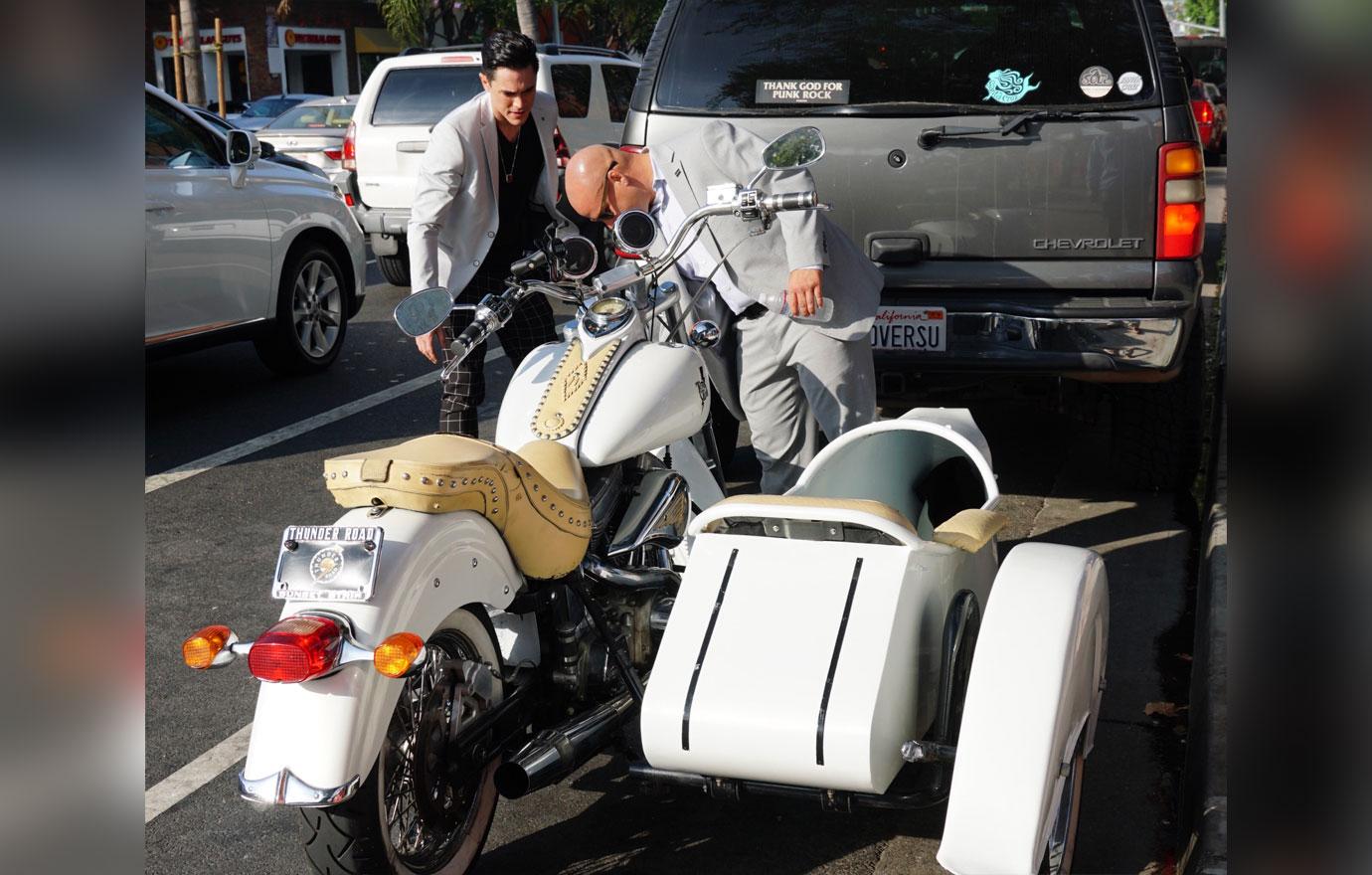 EXCLUSIVE: Tom Sandoval and Tom Schwartz&#8217;s custom bike for restaurant gets damaged