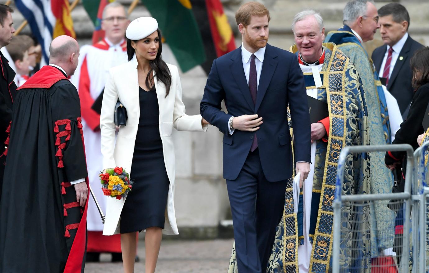 Meghan Markle Outfits White Coat